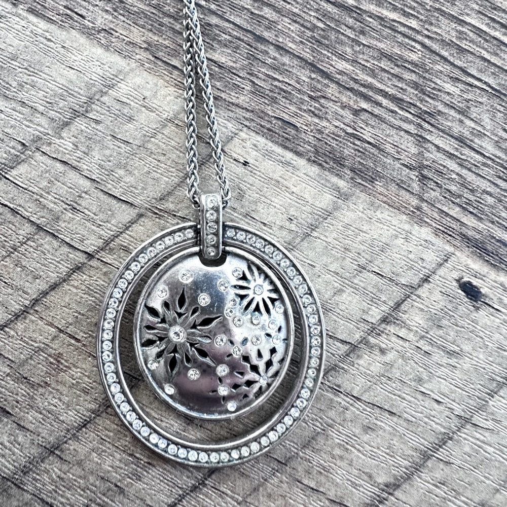 Brighton Pendant necklace.  Silver